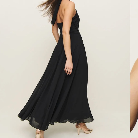 Reformation Black Strapless Dress - Picture 2 of 5